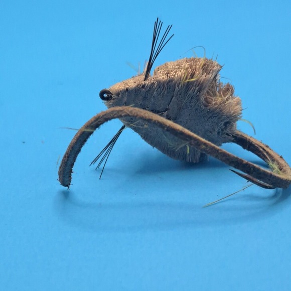 Vintage Mouse Fly Fishing Lure Streamer Handmade Bass Trout Panfish Flies Tackle - Picture 3 of 4